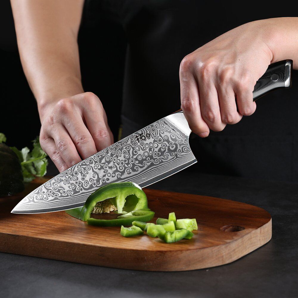 5Pcs TURWHO Paring Santoku Chef Knife Japanese VG10 Damascus Steel Kitchen Knife - Fresh Stock Dated December 2025