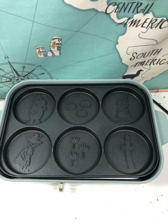 BRUNO Moomin Compact Hot Plate BOE059-BGR AC:100 Coat Pot & Grill Plate Set - Fresh Stock Dated December 2025