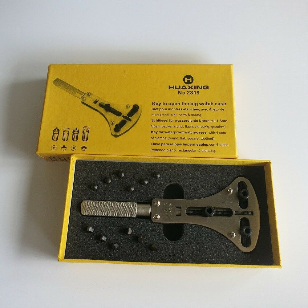 G2819 Universal Large Type Watch Opener Wrench for Screw Back Case Max. 55mm - Fresh Stock Dated February 2026