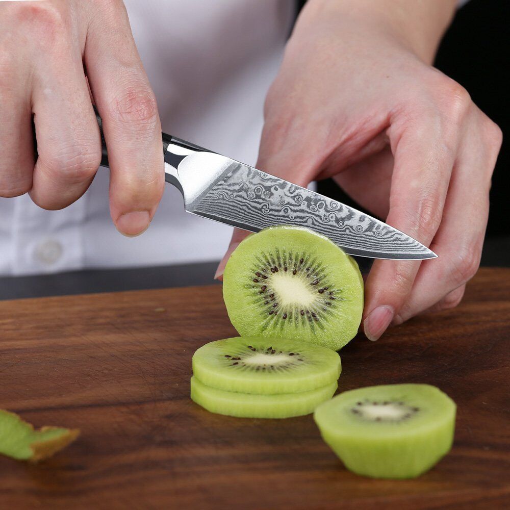 5Pcs TURWHO Paring Santoku Chef Knife Japanese VG10 Damascus Steel Kitchen Knife - Fresh Stock Dated December 2025