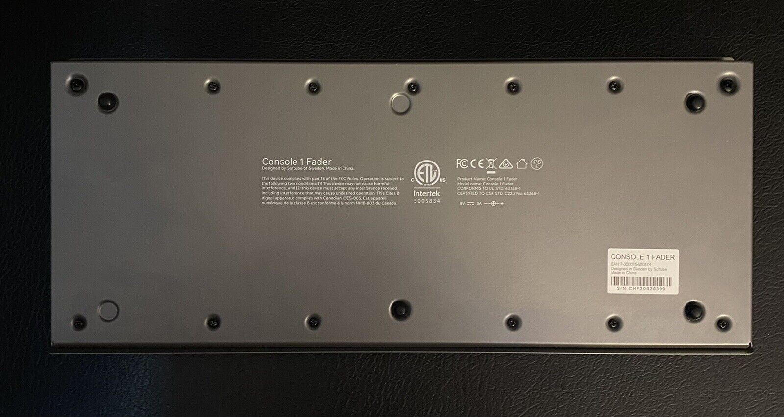 Softube Console 1 and Fader 1 with wooden stand - Fresh Stock Dated December 2025