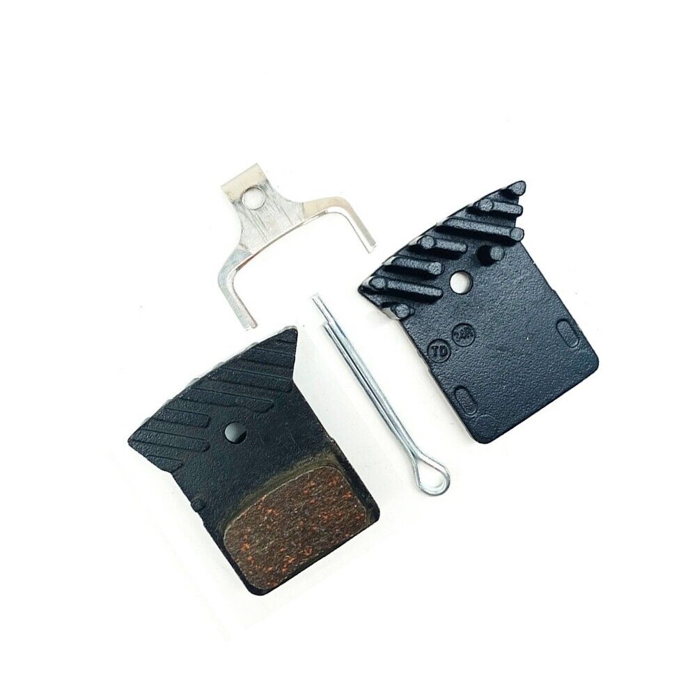 MTB Road Bike Disc Brake Pads Cooling Fin Resin For-Shimano BR-RS805 BR-RS505 - Fresh Stock Dated December 2025