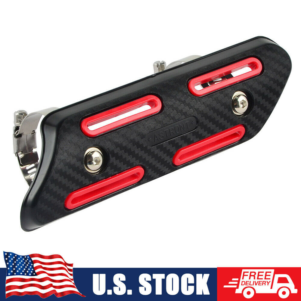 Red Motorcycle Pipe Guard Heat Shield Cover Guard For Honda CRF250 CRF450 - Fresh Stock Dated February 2026