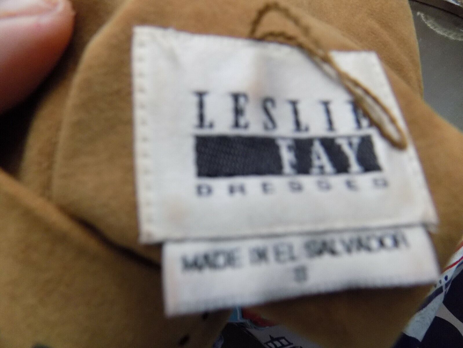 VINTAGE LESLIE FAY SKIRT SUIT SIZE 8 WITH SCARF, SKIRT IS PLEATED - Fresh Stock Dated March 2026