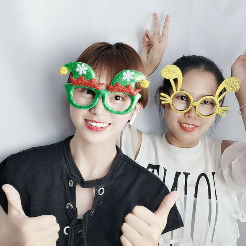 Christmas Santa Claus Glasses Eyeglasses Spectacles Party Decoration Props Gifts - Fresh Stock Dated December 2025