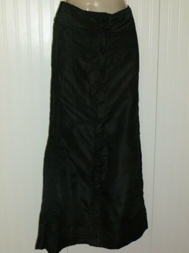 Antique Shimmery Jet black Skirt 1900s Victorian Edwardian Steamounk-Mourning - Fresh Stock Dated February 2026