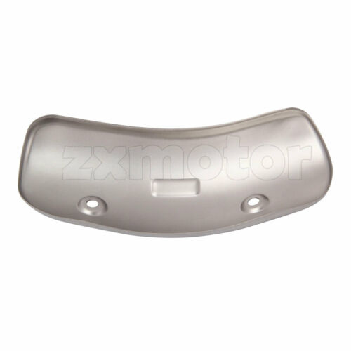 Universal Motorcycle Exhaust Pipe Guard Heat Shield Cover 7.5x3inch Silver - Fresh Stock Dated February 2026