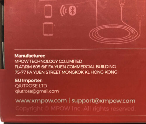 Mpow Wireless Bluetooth Car Kit Hands-Free Calling Streambot Audio Receiver MBR2 - Fresh Stock Dated December 2025