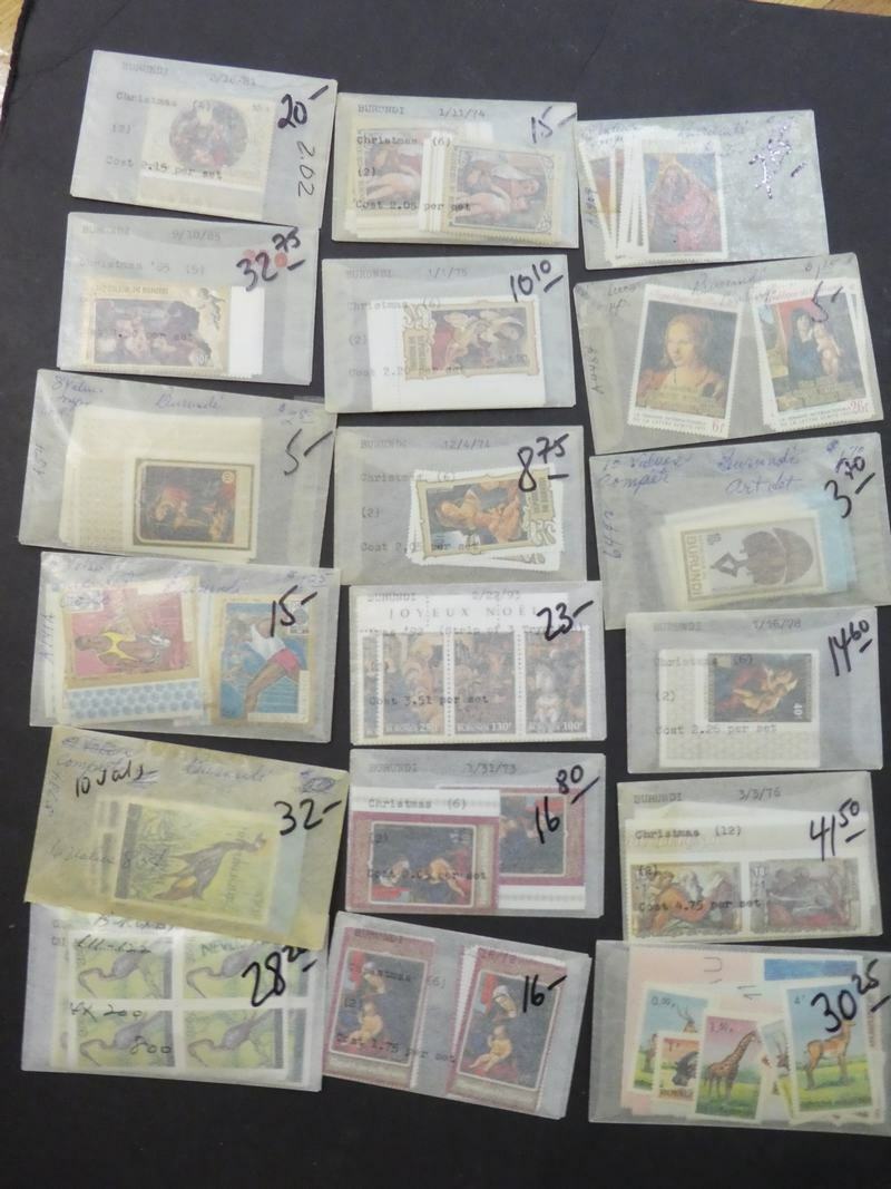 EDW1949SELL : BURUNDI Clean, all VF MNH sets & S/Ss Full of Topical Catalog 3 - Fresh Stock Dated January 2026