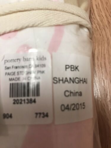 Pottery Barn Kids Metallic Paige Quilted Sham - Fresh Stock Dated December 2025