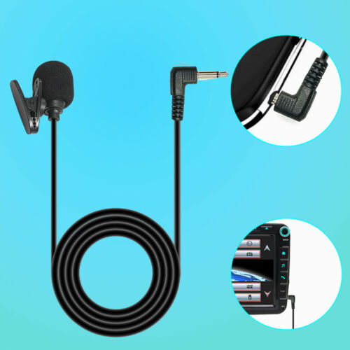 3.5MM External Microphone Car Radio Mic for Bluetooth GPS DVD Stereo Receiver F - Fresh Stock Dated December 2025