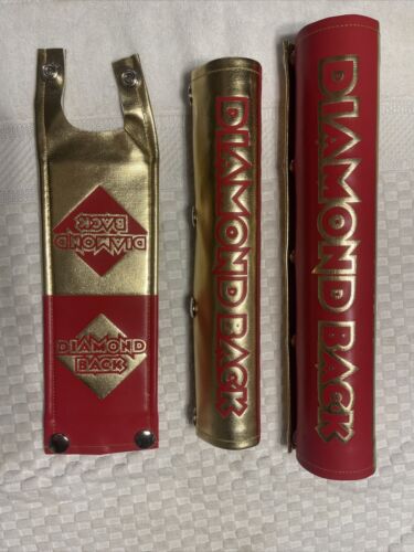 old school bmx diamond back pad set. never mounted mint, diamondback, mongoose - Fresh Stock Dated December 2025
