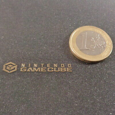 GameCube Gold Metallic Label / Aufkleber / Sticker / Badge / Logo [163c] - Fresh Stock Dated December 2025