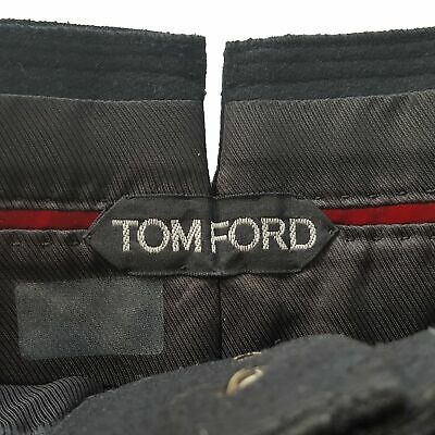 RARE Designer Vintage 1990s TOM FORD Stud Closure Sailor Style Long Wiggle Skirt - Fresh Stock Dated February 2026