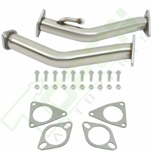 Down Pipes Catless Straight Downpipe Exhaust For Nissan 370z for Infiniti G37 V6 - Fresh Stock Dated February 2026