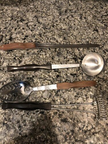 Cutco Lot of 17. Mixed Knives, Serving Forks, Spoons, Spatula.  Mixed Handles - Fresh Stock Dated December 2025