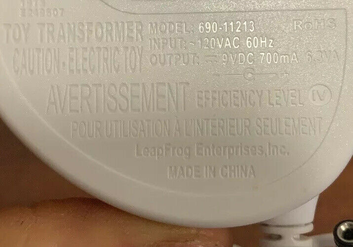 Leap Frog AC Adapter Model 690-11213 LeapPad Leapster Explorer Leapster - Fresh Stock Dated February 2026