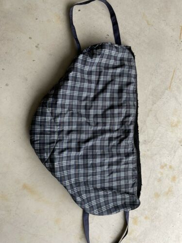 Blue/black Plaid English Saddle Cover - Fresh Stock Dated December 2025