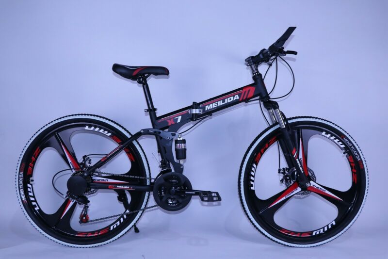 26in Folding Mountain Bike Shimanos 21 Speed Bicycles Full Suspension MTB Bikes - Fresh Stock Dated February 2026