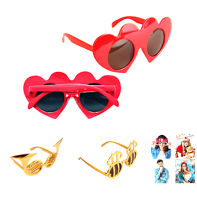 Funny Glasses Party Sunglasses Costume Sunglasses,12 Pack Cool Shaped Funny P... - Fresh Stock Dated December 2025