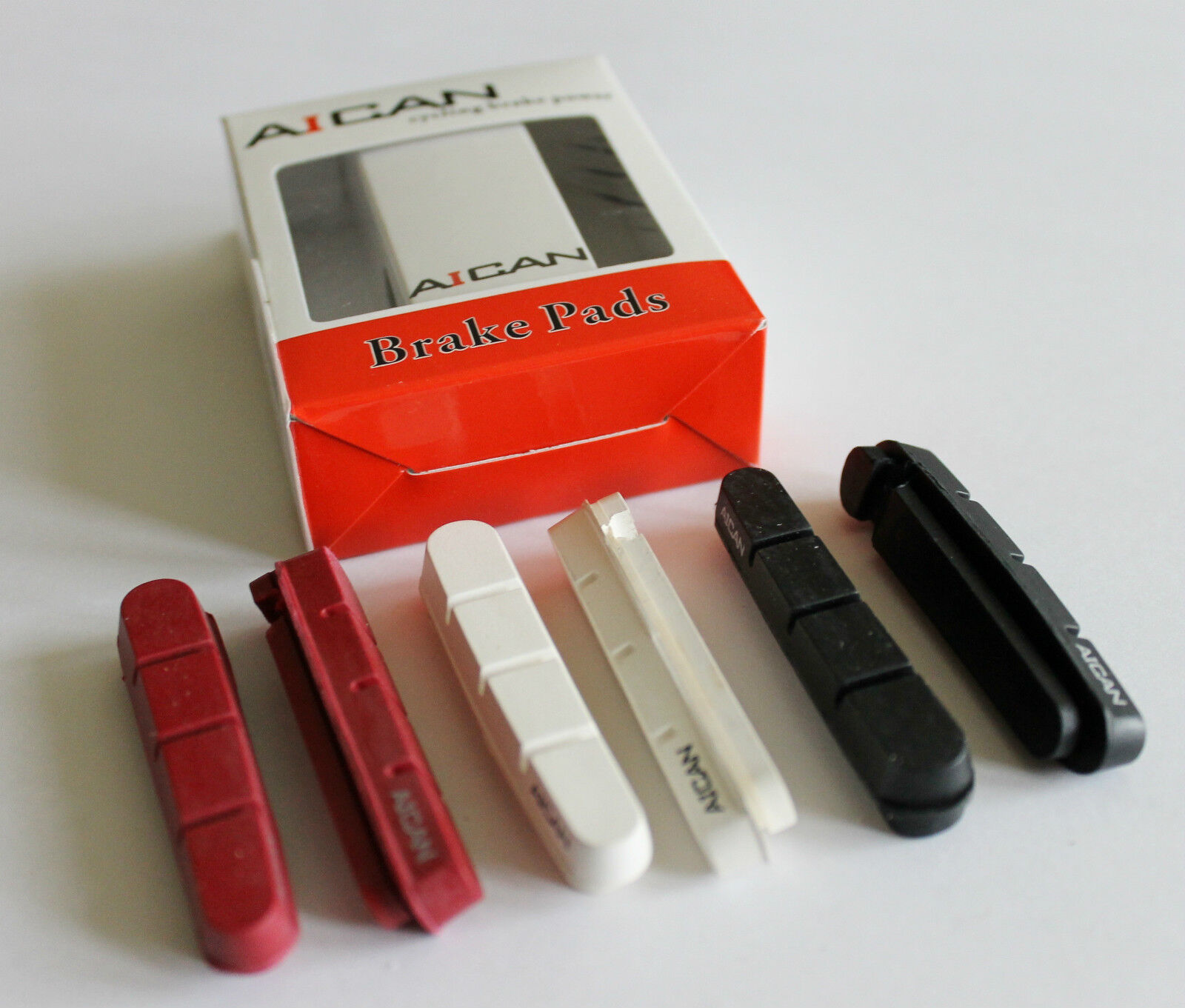 AICAN road brake pads inserts black fit Shimano kool stop - Fresh Stock Dated February 2026