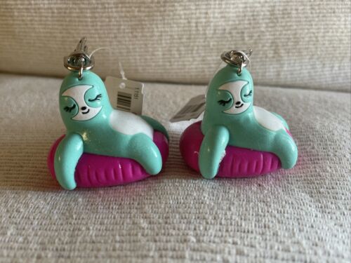 2-Pack Sloth Pool Float NEW PocketBac Holder Bath & Body Works SHIPS FREE! - Fresh Stock Dated February 2026