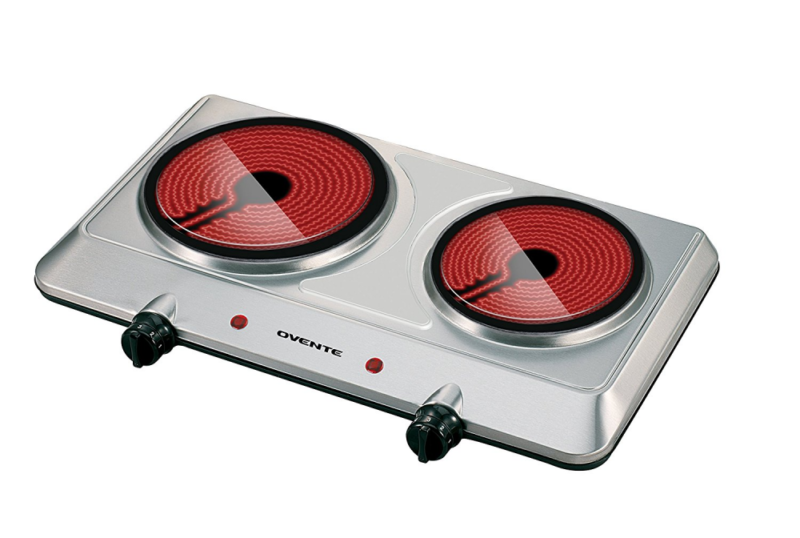 Electric Double Hot Plate Burner 2 Two Cooking Stove Commercial Portable 1500w - Fresh Stock Dated February 2026