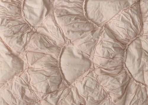 Pottery Barn PB Teen EMILY & MERITT Parisian Petticoat Euro Sham Blush Flaw - Fresh Stock Dated December 2025