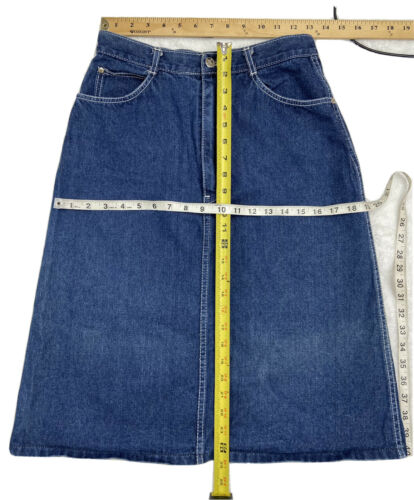 Vintage 80s Gitano Women’s Jean Pencil Skirt High Waisted Denim - Fresh Stock Dated February 2026