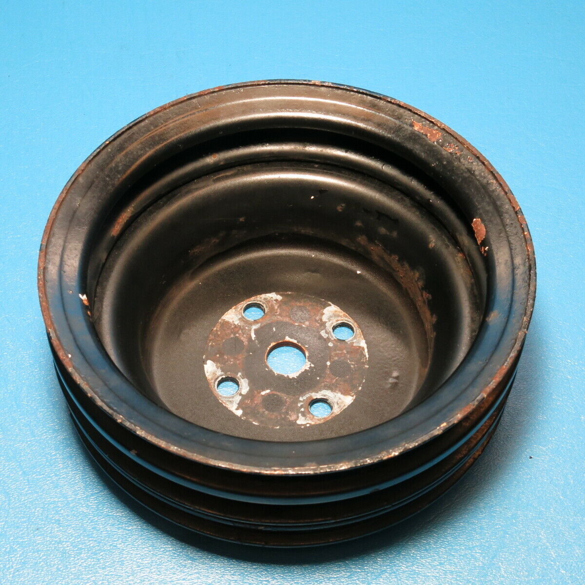 Genuine Mercruiser Steel 3-Groove Water Pump Pulley 19692-T Bravo 7.4L 5.7L - Fresh Stock Dated February 2026