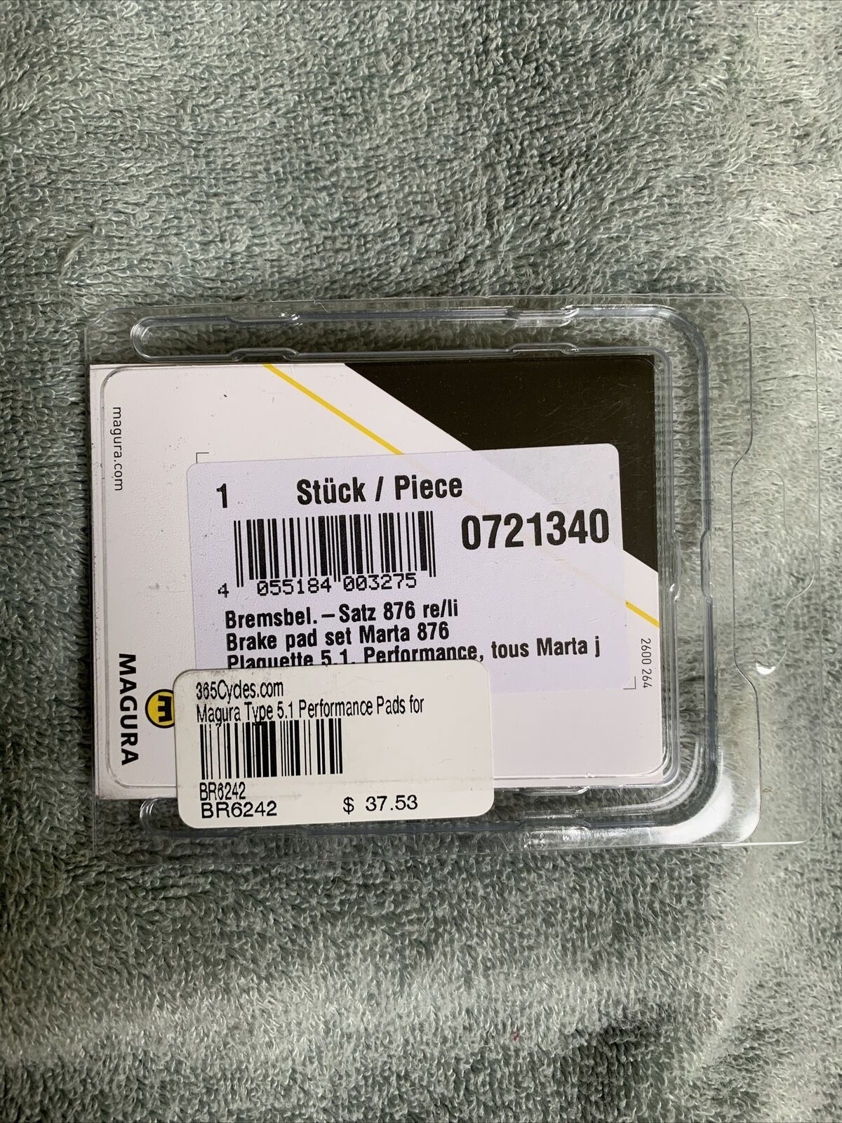 New NOS Magura Mountain Bike Hydraulic Brakes Type 5.1 Performance Pads - Fresh Stock Dated February 2026