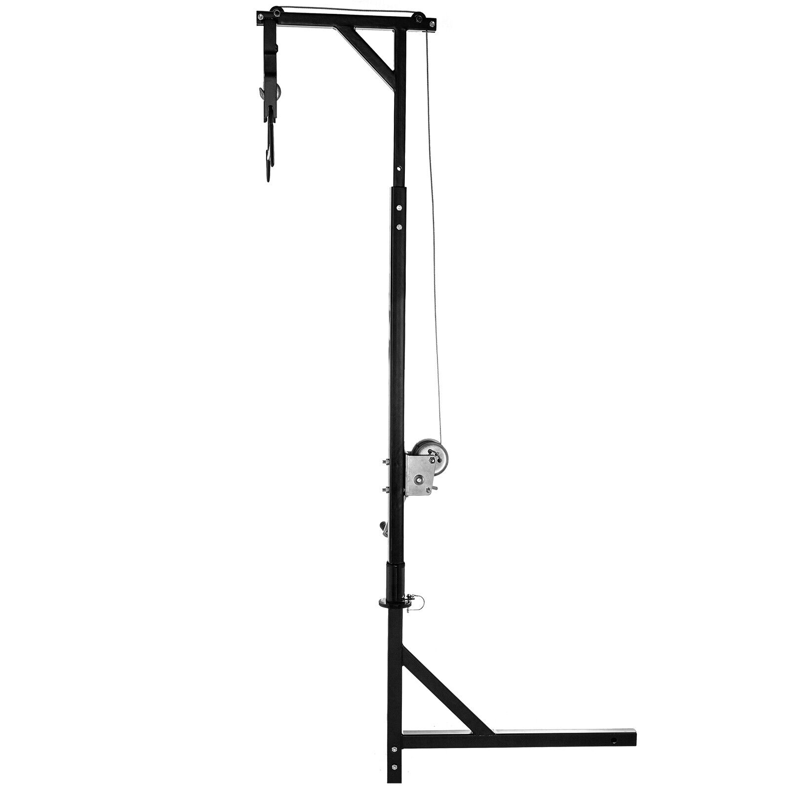 VEVOR Hitch Mounted Deer Hoist Hitch Game Hoist 400lbs Winch Lift w/ Gambrel - Fresh Stock Dated February 2026