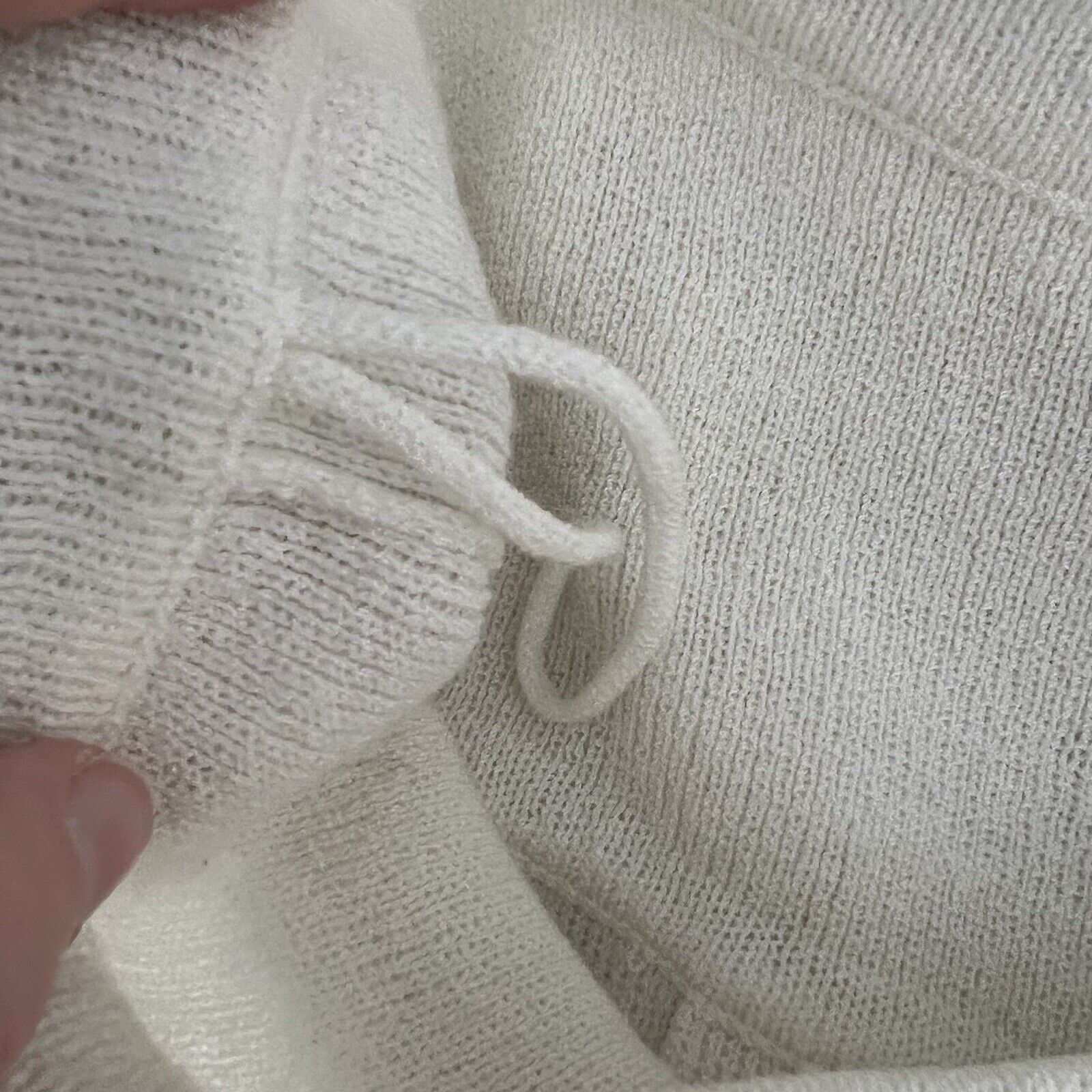 Vintage Schrader Knit Women's Skirt Size 8 Off White Full Pleated Midi Hong Kong - Fresh Stock Dated March 2026