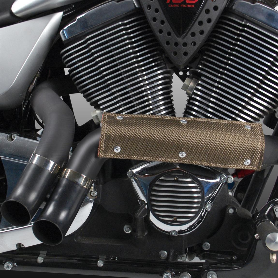 DEi 010450 Titanium Exhaust Pipe Heat Shield, 6 Inch x 1 Ft. - Fresh Stock Dated February 2026