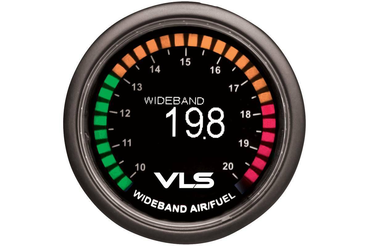 Revel VLS 52mm 10.0:1-20.0:1 AFR Digital OLED Wideband Air/Fuel Ratio Gauge - Fresh Stock Dated February 2026