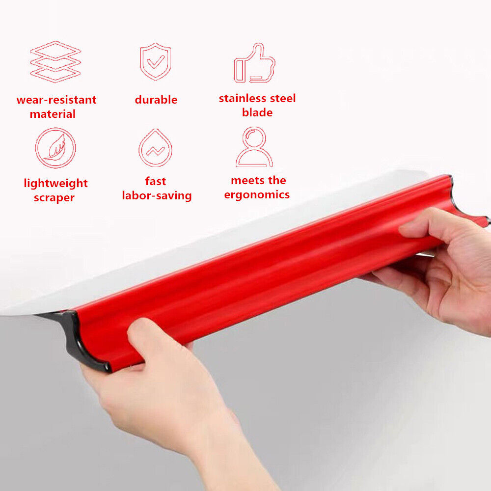 25/40/60CM Drywall Skimming Blade Stainless Steel Smoothing Wall Plastering Tool - Fresh Stock Dated February 2026