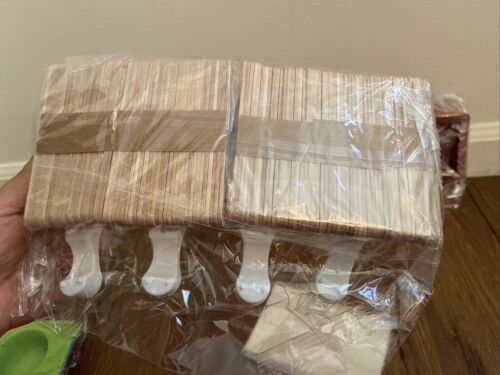 2 (12) Popsicle Mold, 3 (18) Cake Mold, Popsicle Sticks, Bags & Twist Ties - Fresh Stock Dated February 2026