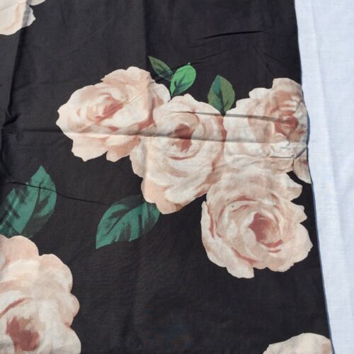 Pillowcase Standard Emily & Meritt Pottery Barn Teen Bed of Roses Black Floral - Fresh Stock Dated December 2025