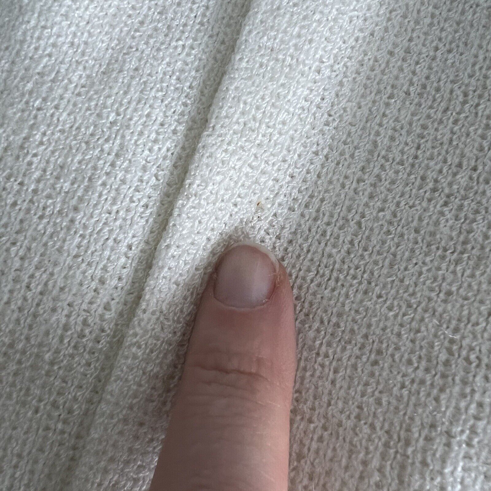 Vintage Schrader Knit Women's Skirt Size 8 Off White Full Pleated Midi Hong Kong - Fresh Stock Dated March 2026