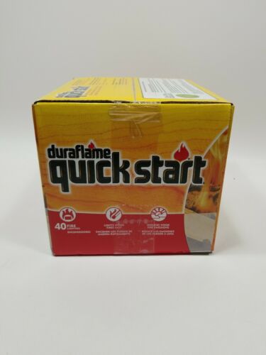 Duraflame Quick Start Firelighters Case of 10 - 4 packs Brand New FREE SHIPPING! - Fresh Stock Dated December 2025