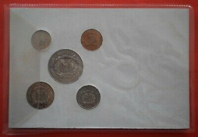 DOMINICAN REPUBLIC ½ PESO thru CENTAVO 1986 Dominicana Dominikanische Domenicana - Fresh Stock Dated February 2026