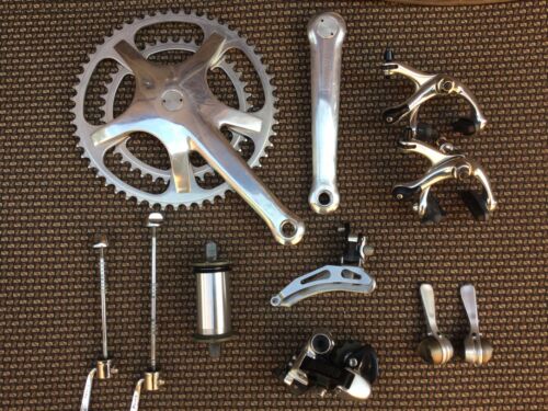 Mavic Road Bike Vintage Parts Group Starfish Cranks Open4CD Campagnolo Eroica - Fresh Stock Dated February 2026
