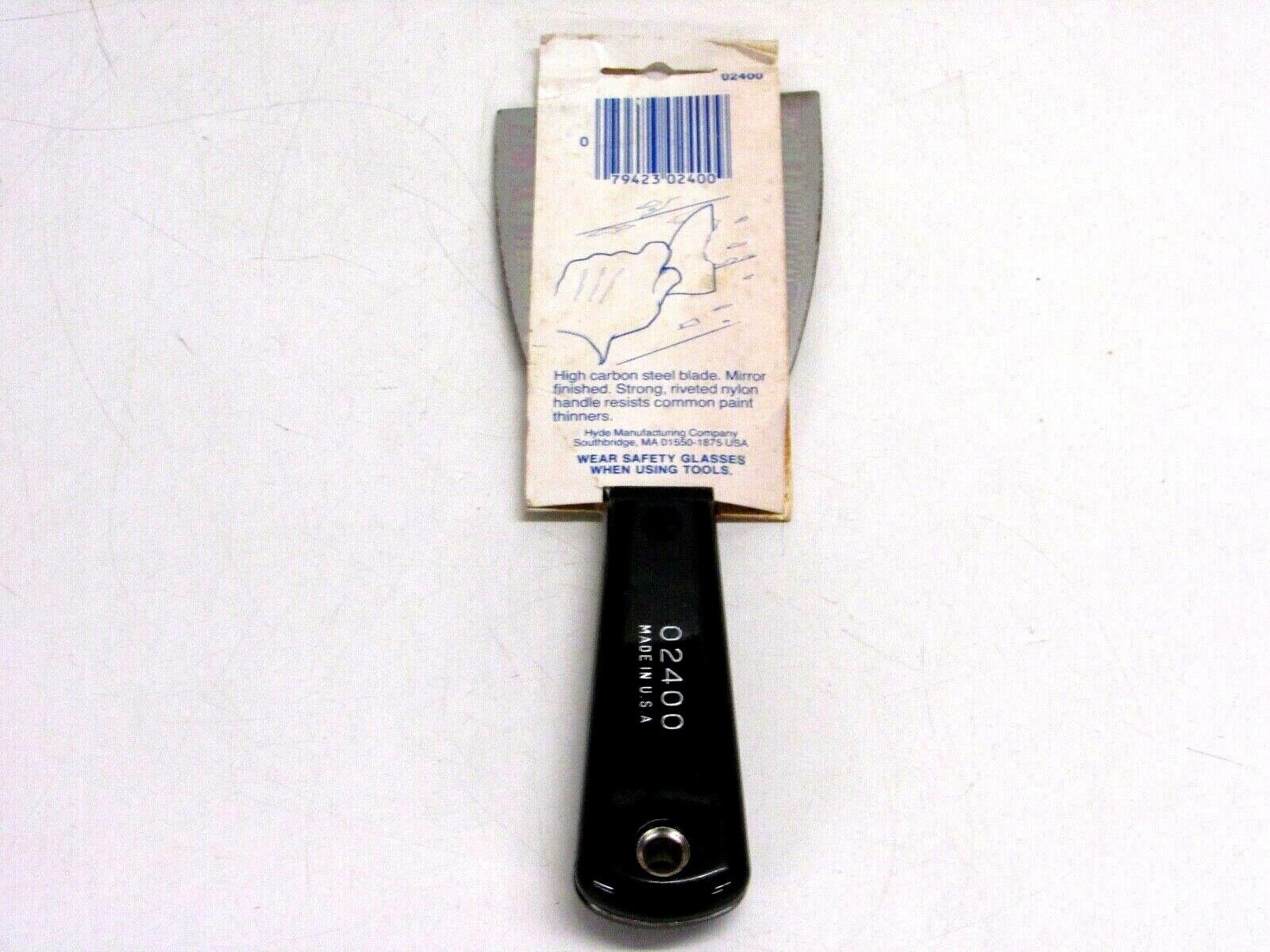 VINTAGE HYDE STIFF BLADE SCRAPER #02400, WALL SCRAPER - Fresh Stock Dated February 2026