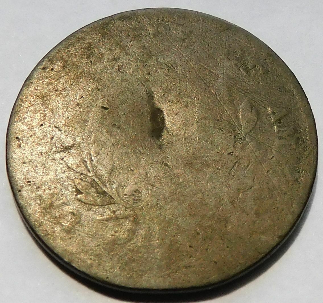 1797 Liberty Cap Half Cent - AG, Early Date 1/2C Penny - Fresh Stock Dated February 2026