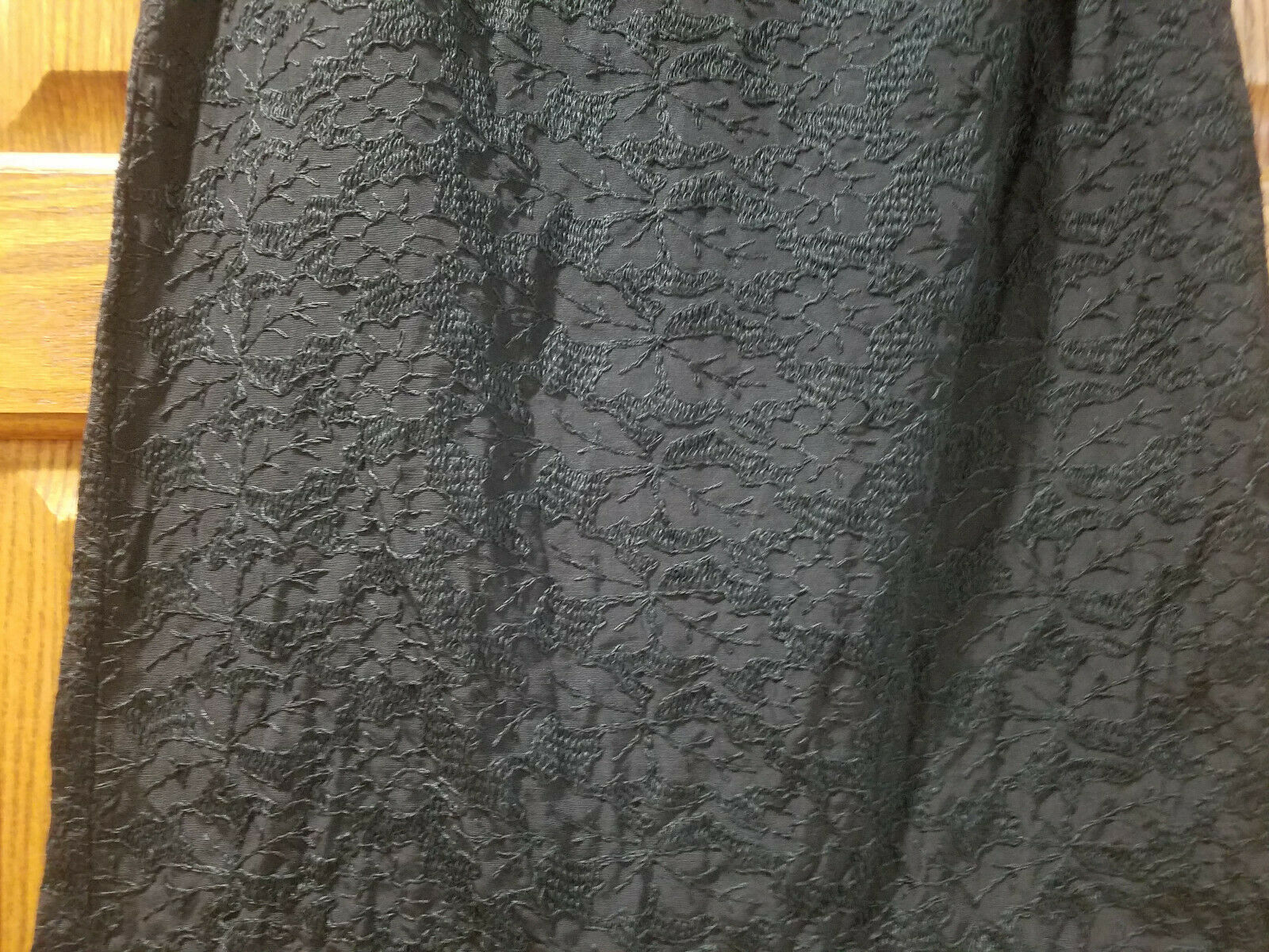 Vtg Black Embroidered Skirt by Smart Set - Fresh Stock Dated February 2026