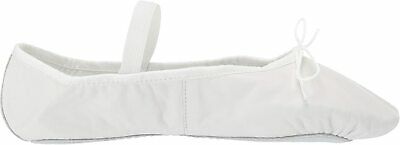 Leo Women's Ballet Russe Dance Shoe, White, 7.5 D US - Fresh Stock Dated February 2026