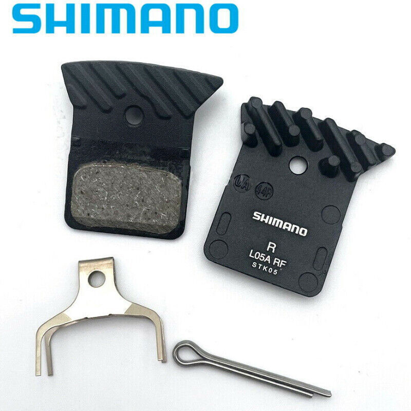 Shimano L05A-RF Bicycle Disc Brake Resin Pads Cooling Fin fit Dura-Ace Ultegra - Fresh Stock Dated February 2026