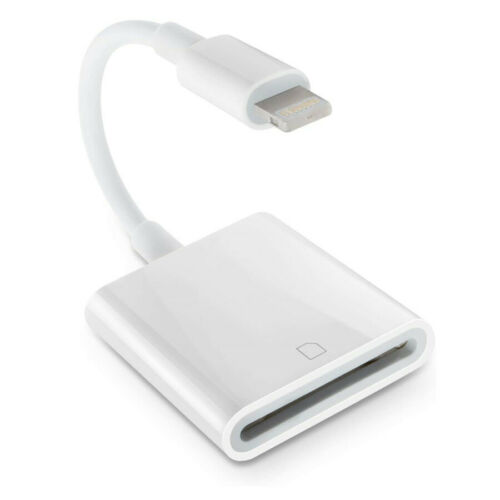 Camera SD Card Reader Adapter Cable for iPhone 8 Plus 6S Apple iPad Pro Air Mini - Fresh Stock Dated December 2025