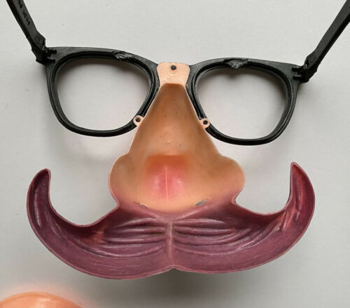 Vintage Classic Novelty Joke Disguise Glasses With Nose Eyebrows And Mustache - Fresh Stock Dated February 2026