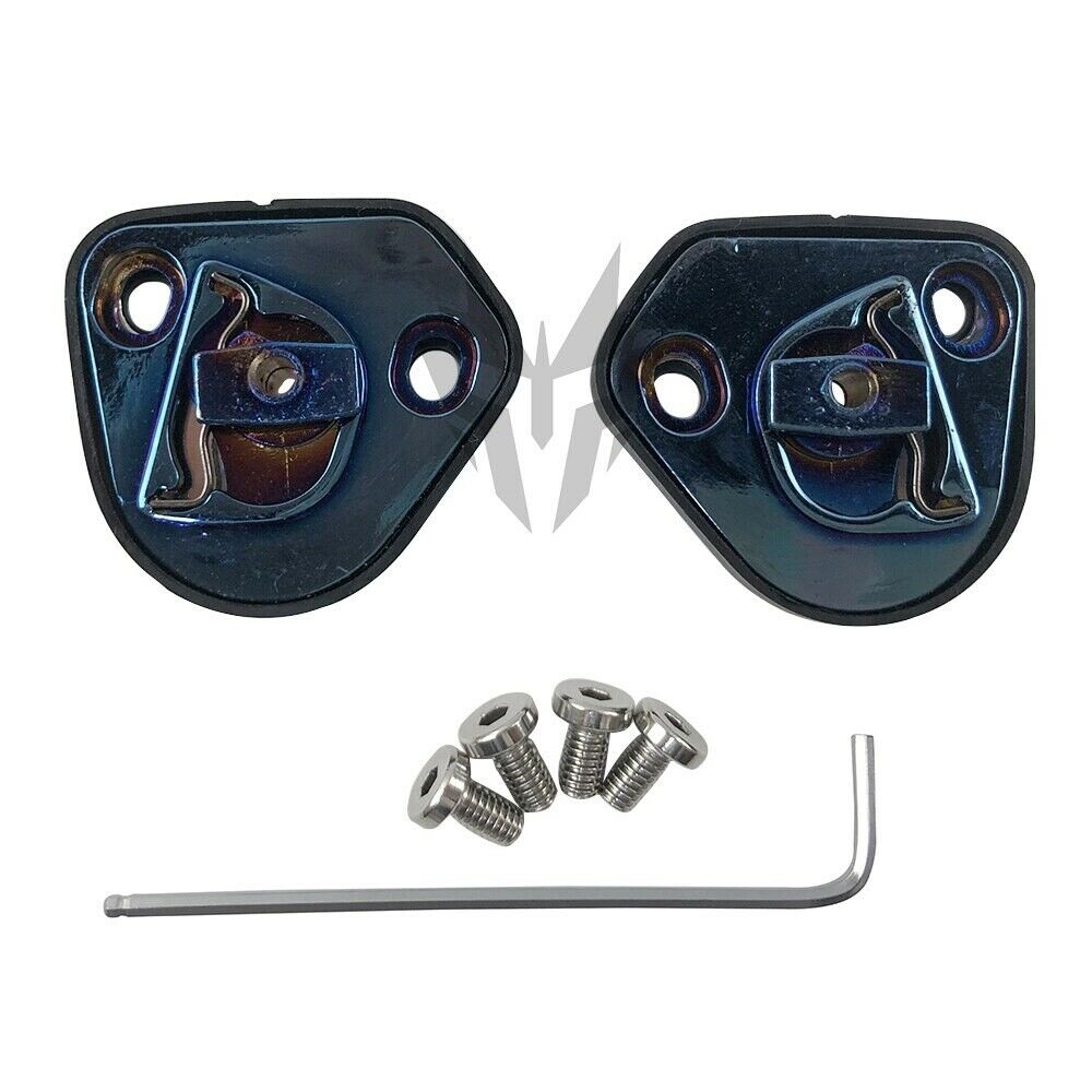 Pivot Kit Base Plate & Lock AGV Pista GP R Corsa Helmet Visor Screw Accessories - Fresh Stock Dated February 2026